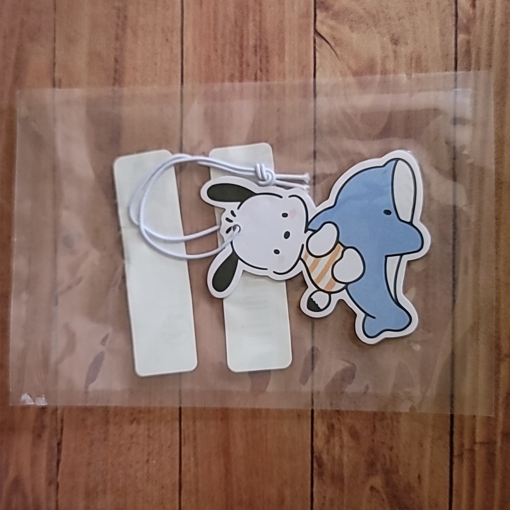 Puppy Dog On Dolphin Car Air Freshner Hanging Scent